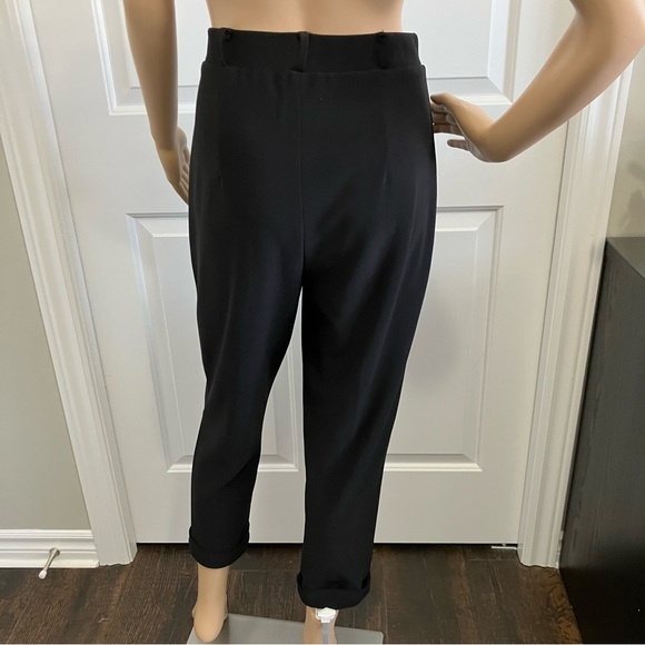 Joseph Ribkoff | High rise loose fit ankle pants - Picture 3 of 9